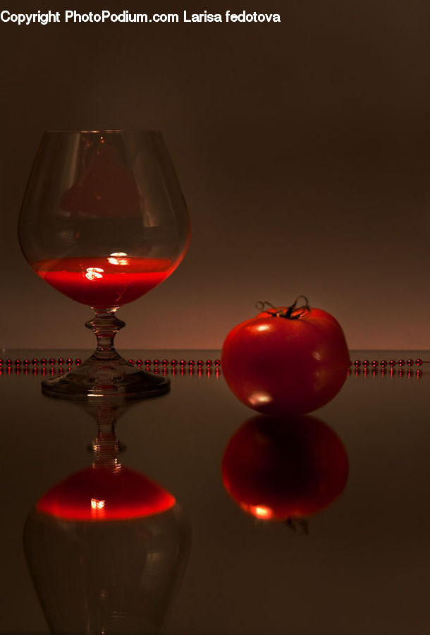 Produce, Tomato, Vegetable, Glass, Goblet, Beverage, Drink