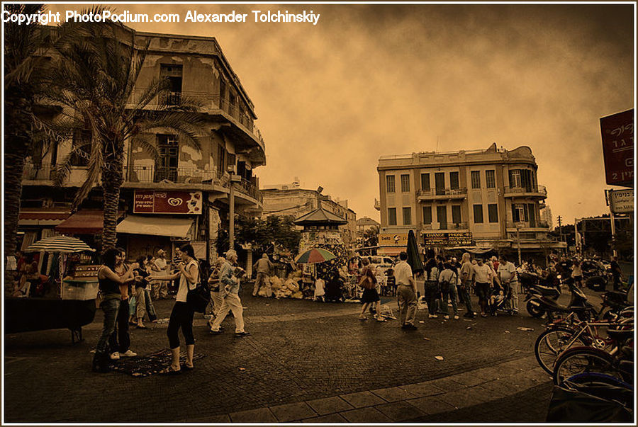 Bicycle, Bike, Vehicle, Bazaar, Market, Architecture, Downtown