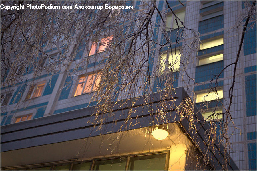 Building, Housing, Wiring, Apartment Building, High Rise, Balcony, Construction