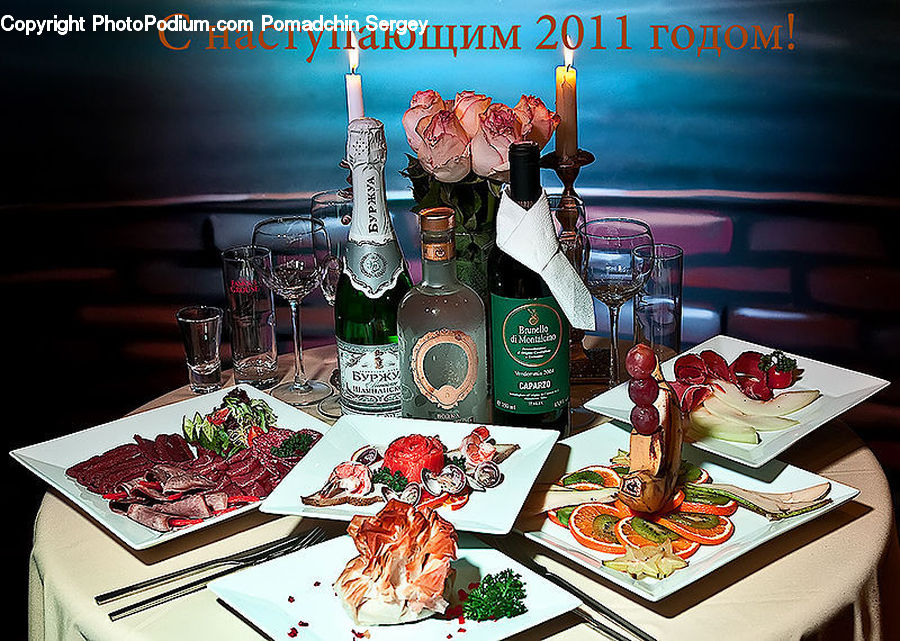 Glass, Dinner, Food, Meal, Supper, Buffet, Cafeteria