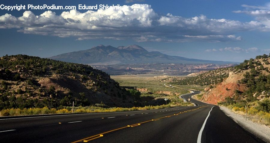Freeway, Road, Asphalt, Tarmac, Highway, Path, Trail