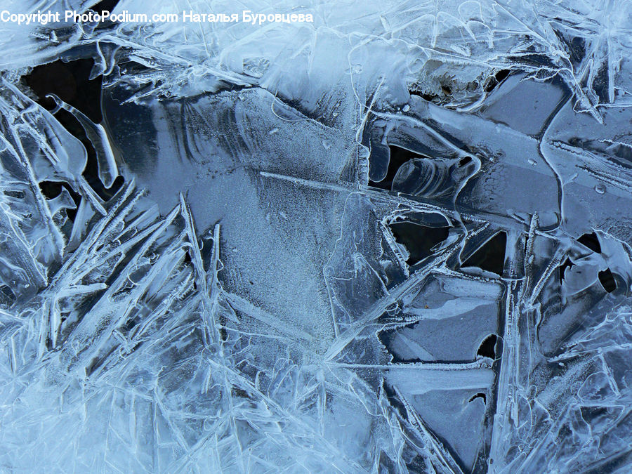 Frost, Ice, Outdoors, Snow, Art, Modern Art, Feather Boa