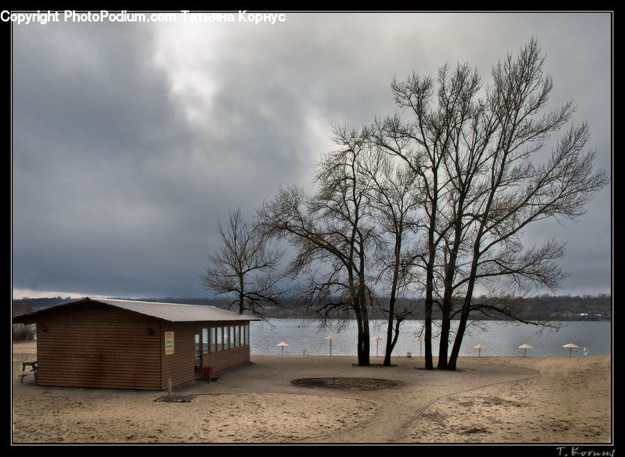 Cabin, Hut, Rural, Shack, Shelter, Dirt Road, Gravel