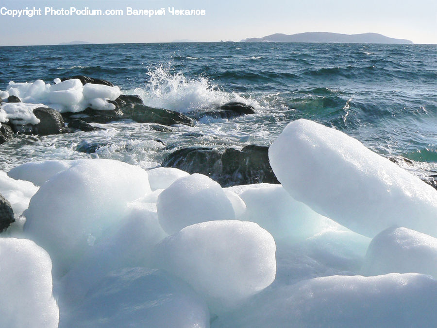 Ice, Outdoors, Snow, Pebble, Arctic, Glacier, Mountain