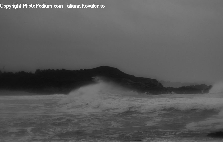 Outdoors, Sea, Sea Waves, Water, Coast, Beach, Ocean