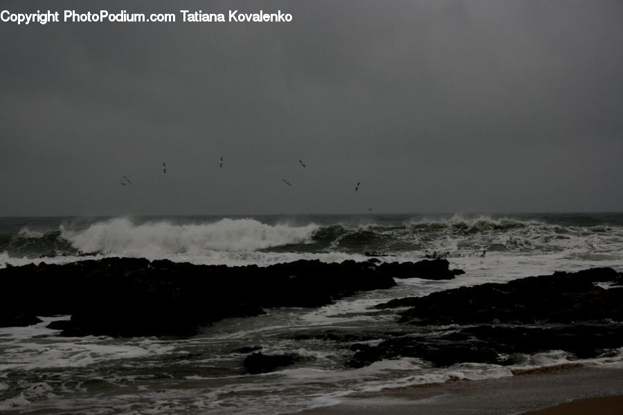 Outdoors, Storm, Weather, Sea, Sea Waves, Water, Alps