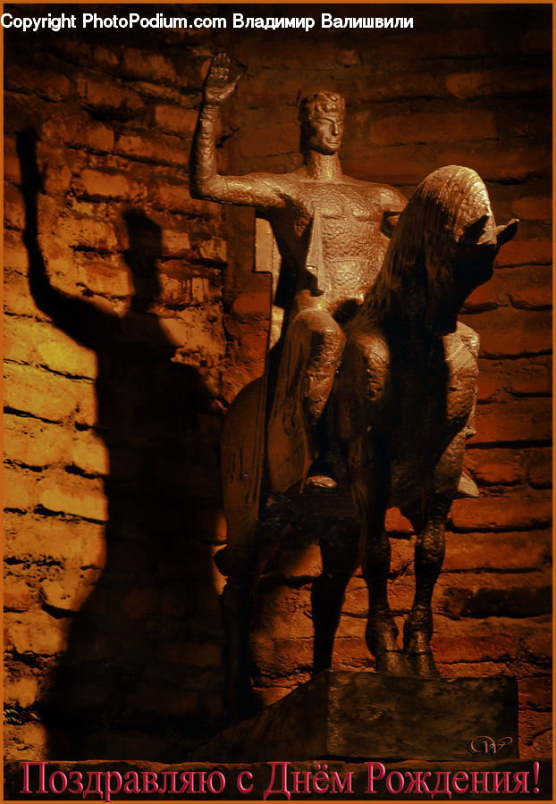 People, Person, Human, Cave, Art, Gargoyle, Statue