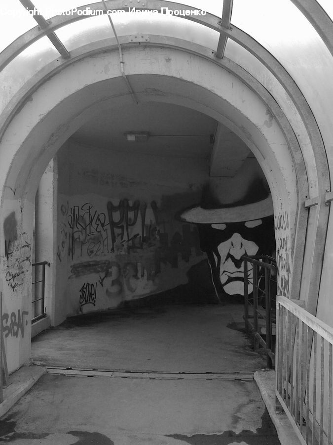 Arch, Chair, Furniture, Alley, Alleyway, Road, Street