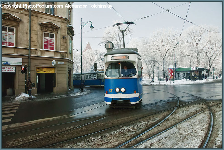 Streetcar, Tram, Rail, Trolley, Vehicle, Cable Car, Road