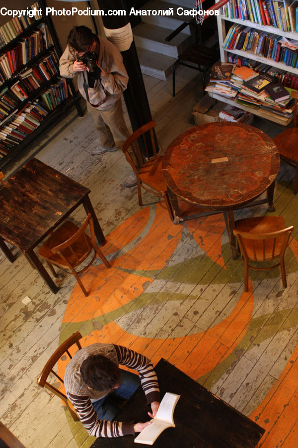 Chair, Furniture, Carpet, Home Decor, Dining Table, Table, Book