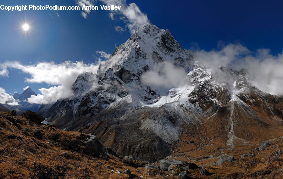 Eruption, Volcano, Crest, Mountain, Outdoors, Peak, Arctic