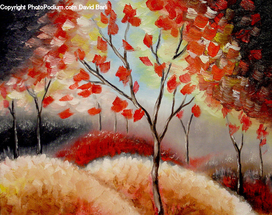 Art, Modern Art, Collage, Poster, Blossom, Flora, Flower