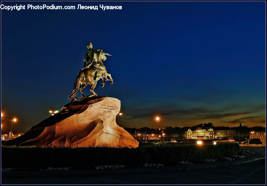 Automobile, Car, Vehicle, Art, Sculpture, Statue, Fountain