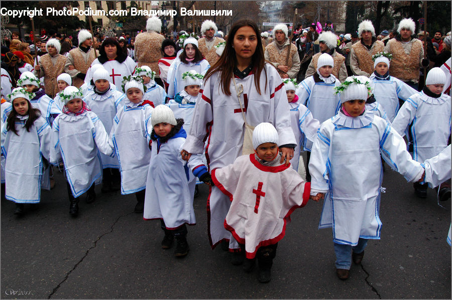 People, Person, Human, Coat, Lab Coat, Carnival, Crowd