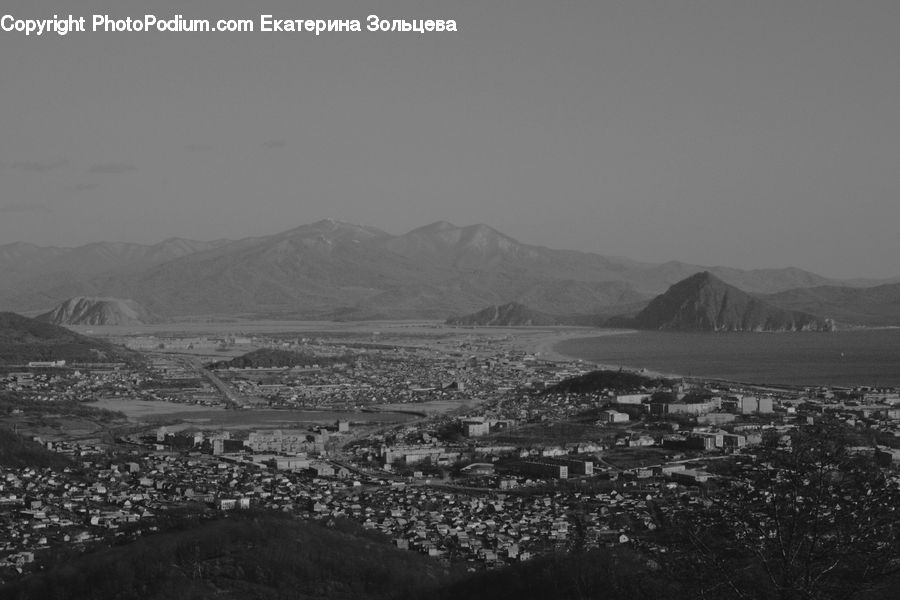 Mountain, Outdoors, Valley, Countryside, Fog, Pollution, Smog