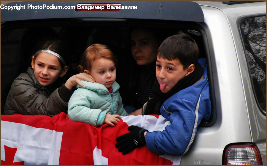 People, Person, Human, Automobile, Car, Vehicle, Blanket