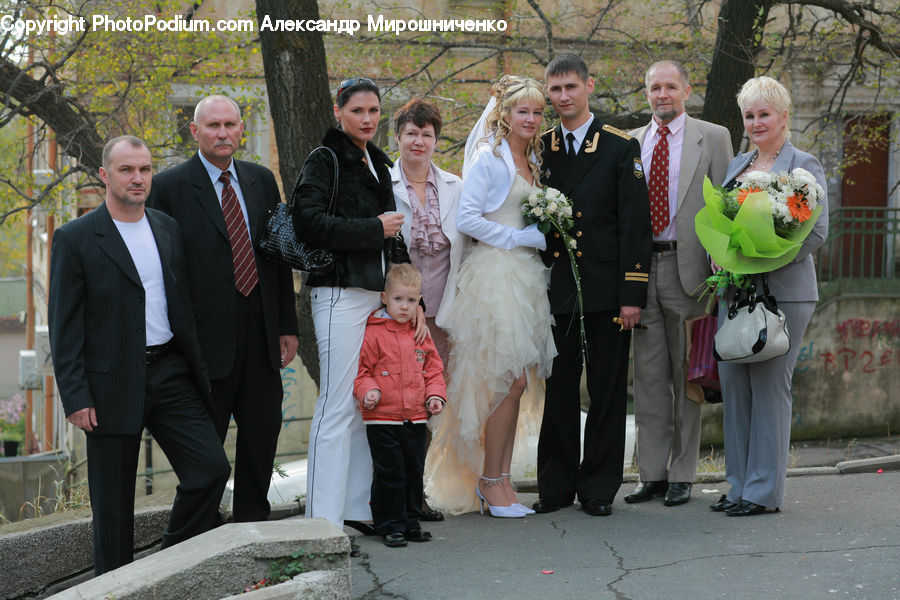 Human, People, Person, Clothing, Overcoat, Suit, Wedding