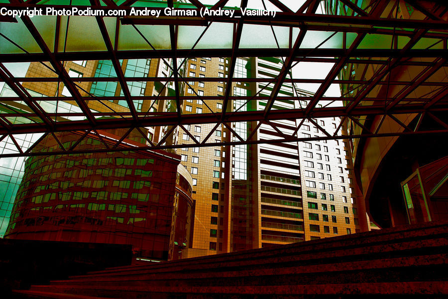 Banister, Handrail, Staircase, Canopy, Building, Architecture, Convention Center