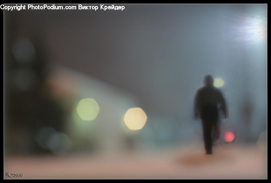 People, Person, Human, Silhouette, Fog, Leisure Activities, Lighting