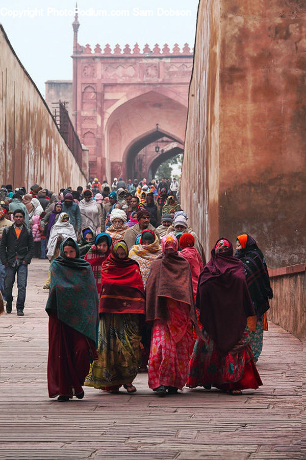 People, Person, Human, Crowd, Costume, Sari, Bag