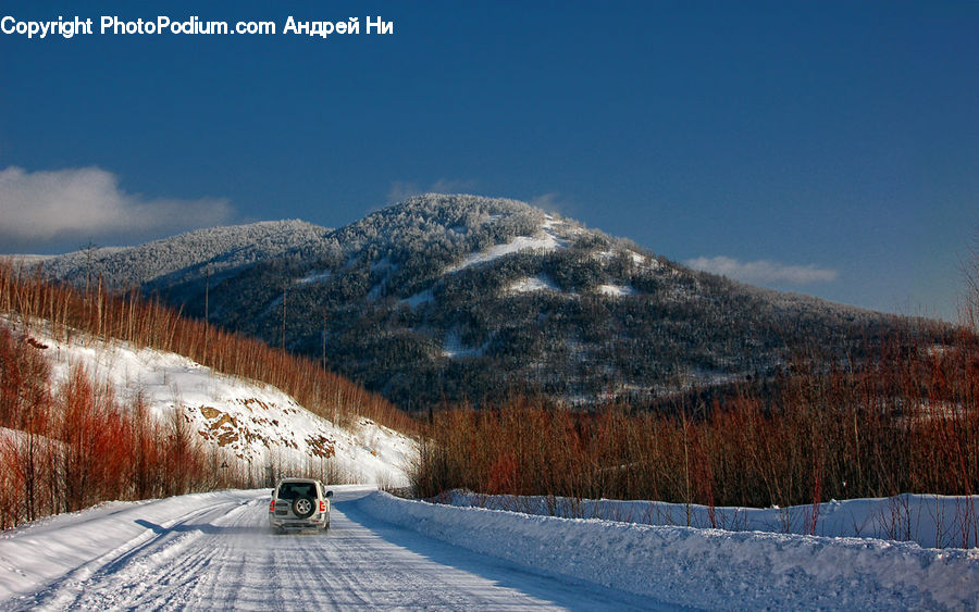 Dirt Road, Gravel, Road, Arctic, Glacier, Ice, Mountain