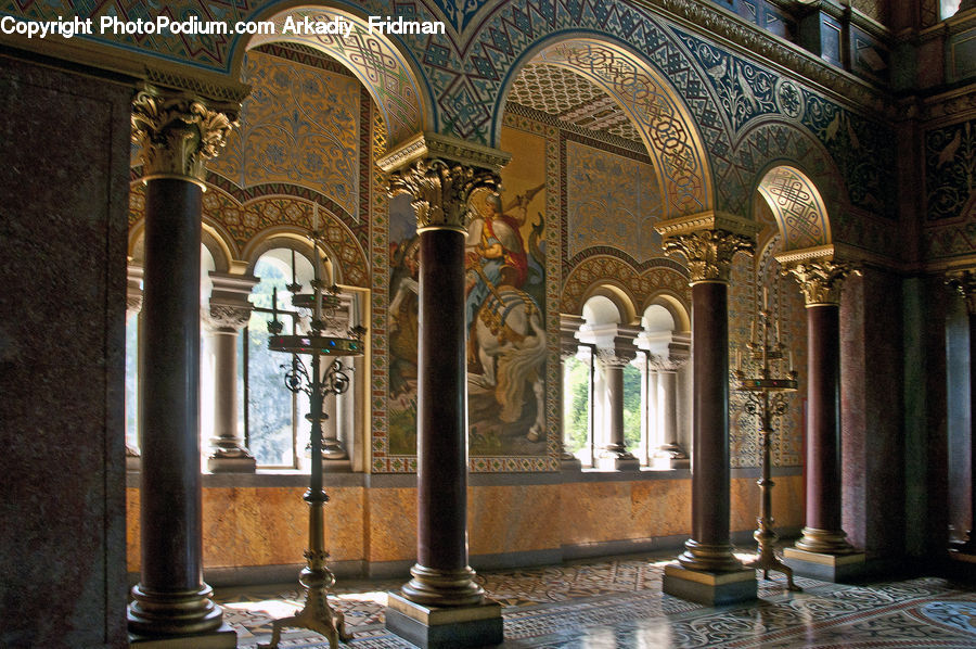 Column, Pillar, Altar, Architecture, Art, Carpet, Tapestry