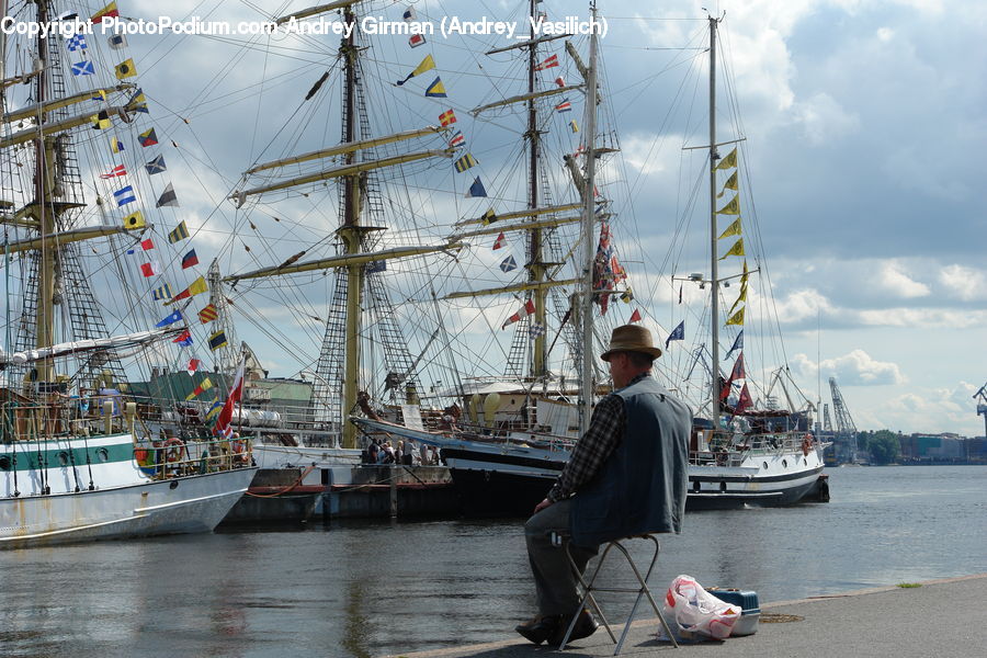 Boat, Watercraft, People, Person, Human, Dinghy, Sailboat