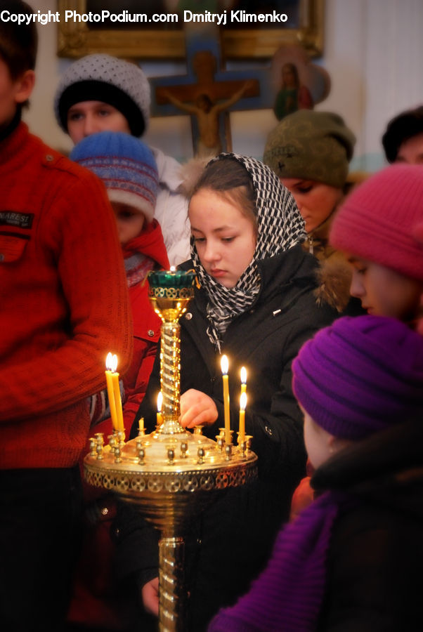 Vigil, People, Person, Human, Trophy, Candle, Architecture