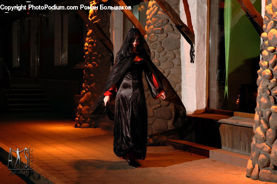Bench, Footwear, Shoe, Costume, Female, Person