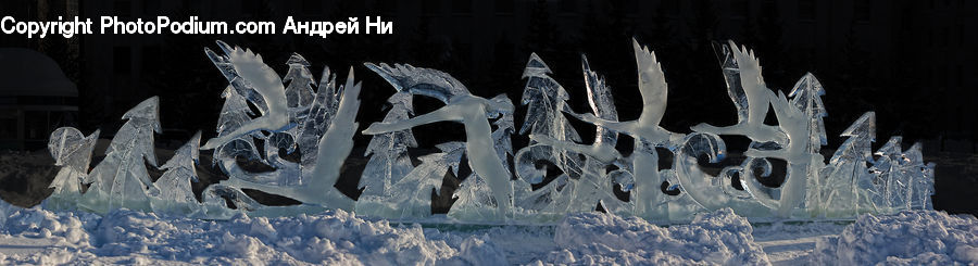 Ice, Outdoors, Snow, Art, Modern Art