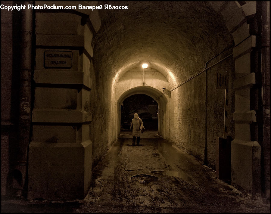 Tomb, Corridor, Box, Crate, Aisle, Crypt, Alley