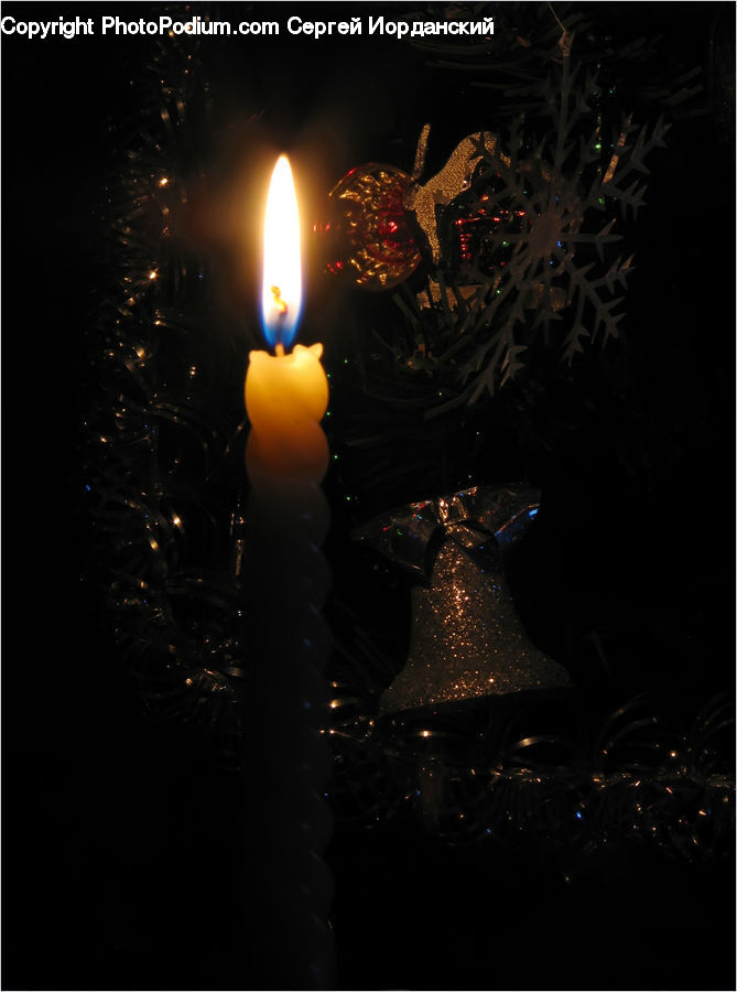 Candle, Lighting, Fire, Flame, Night, Outdoors, Beverage