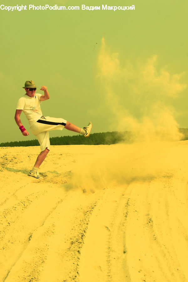 People, Person, Human, Dirt Road, Gravel, Road, Dune