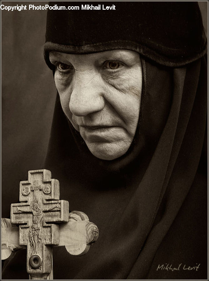 Cross, People, Person, Human, Face, Selfie, Portrait