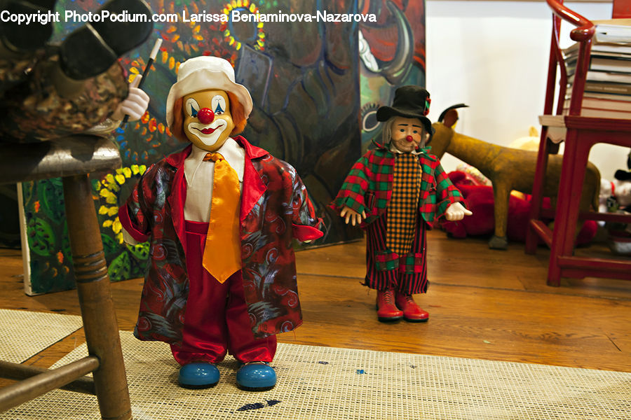 People, Person, Human, Chair, Furniture, Clown, Performer