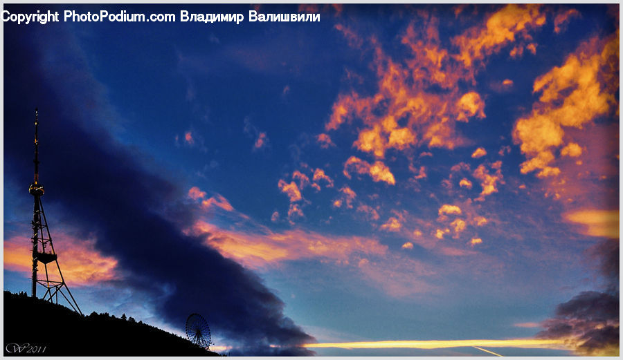 Azure Sky, Cloud, Outdoors, Sky, Building, Housing, Dawn