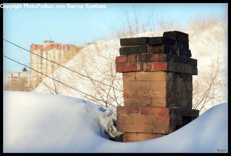 Brick, Box, Crate, Apartment Building, Building, High Rise, Bunker