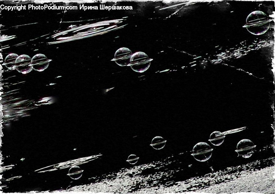 Asphalt, Tarmac, Bubble, Astronomy, Outer Space, Space, Universe