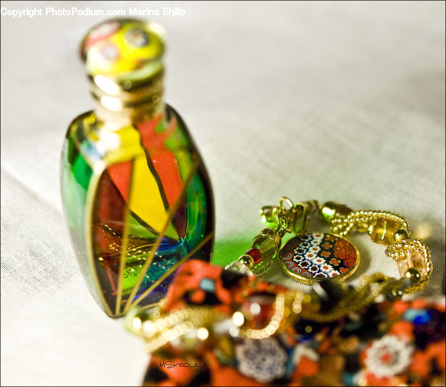 Bottle, Accessories, Bead, Prayer Beads, Figurine, Bling