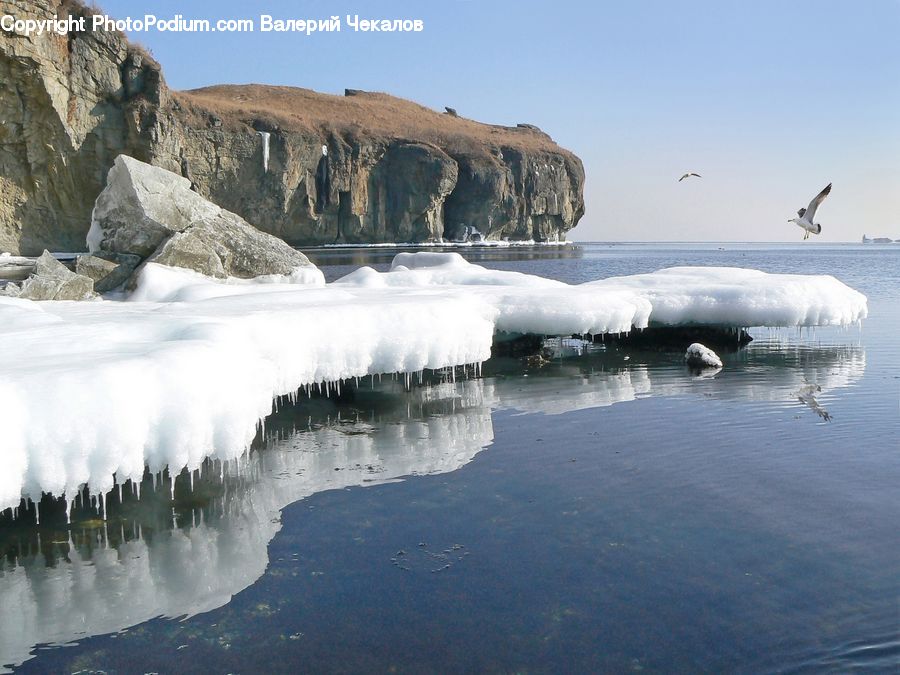Arctic, Glacier, Ice, Mountain, Outdoors, Snow, Coast