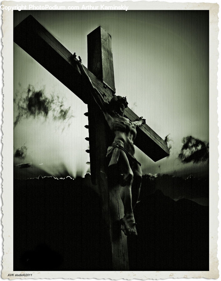 Silhouette, Collage, Poster, Weapon, Fence, Wall, Person