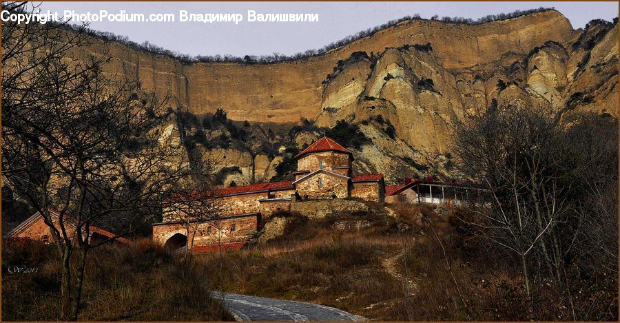 Castle, Fort, Architecture, Housing, Monastery, Landscape, Nature