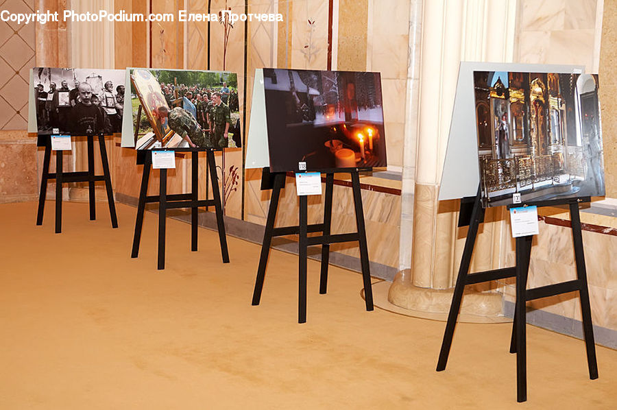 Dining Table, Furniture, Table, Chair, Fire, Collage, Poster