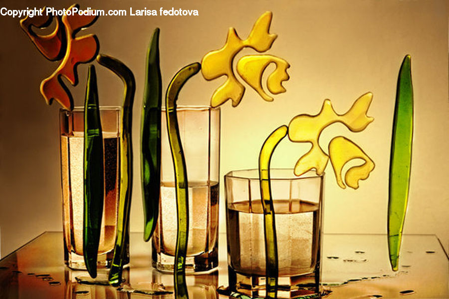 Glass, Furniture, Floral Design, Flower, Flower Arrangement, Flower Bouquet, Ikebana