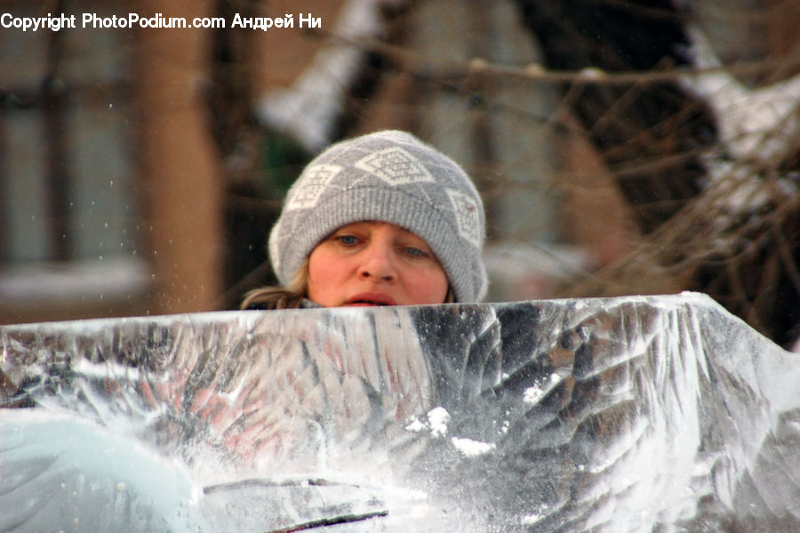People, Person, Human, Beanie, Cap, Hat, Blizzard