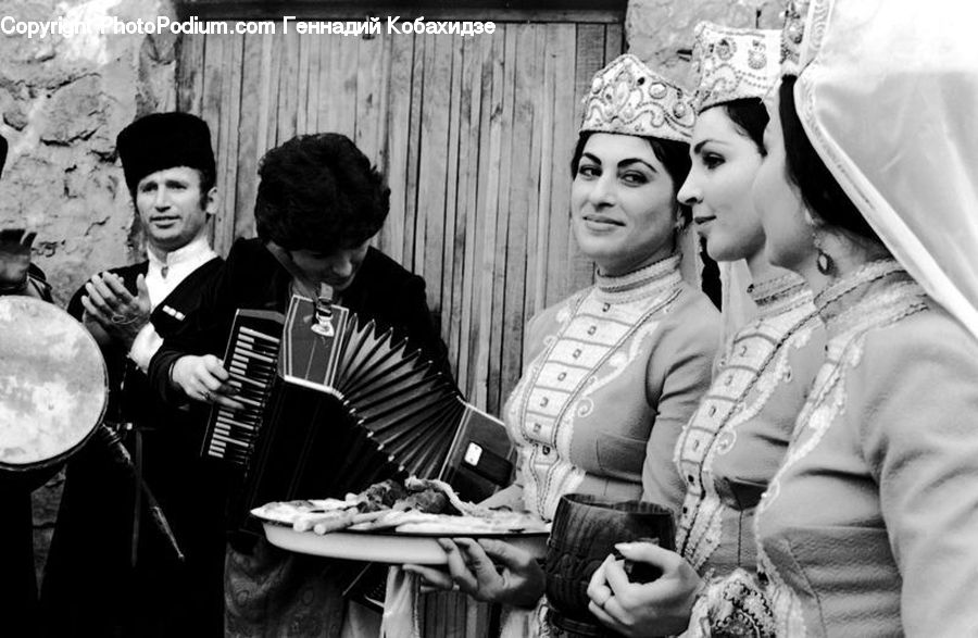 People, Person, Human, Accordion, Musical Instrument, Face