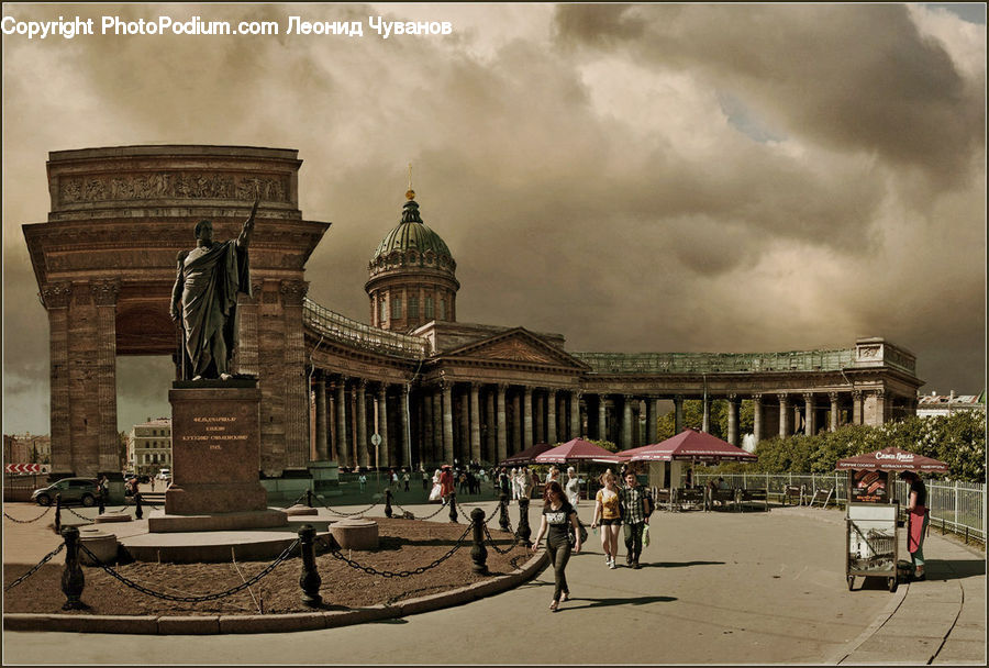 Closet, Kiosk, Architecture, Downtown, Plaza, Town Square, Building