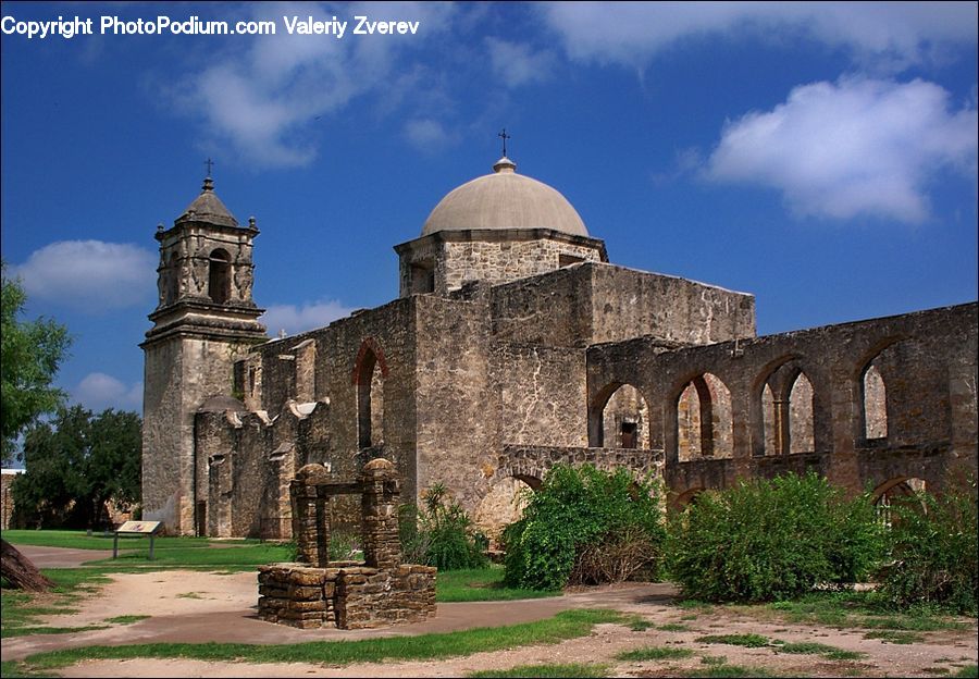 Ruins, Castle, Fort, Architecture, Dome, Housing, Monastery