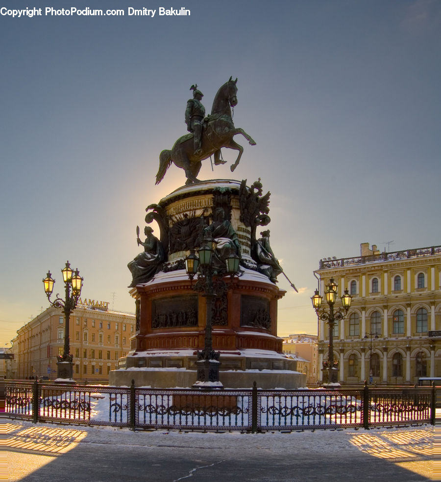 Architecture, Downtown, Plaza, Town Square, Fountain, Water, Shrine