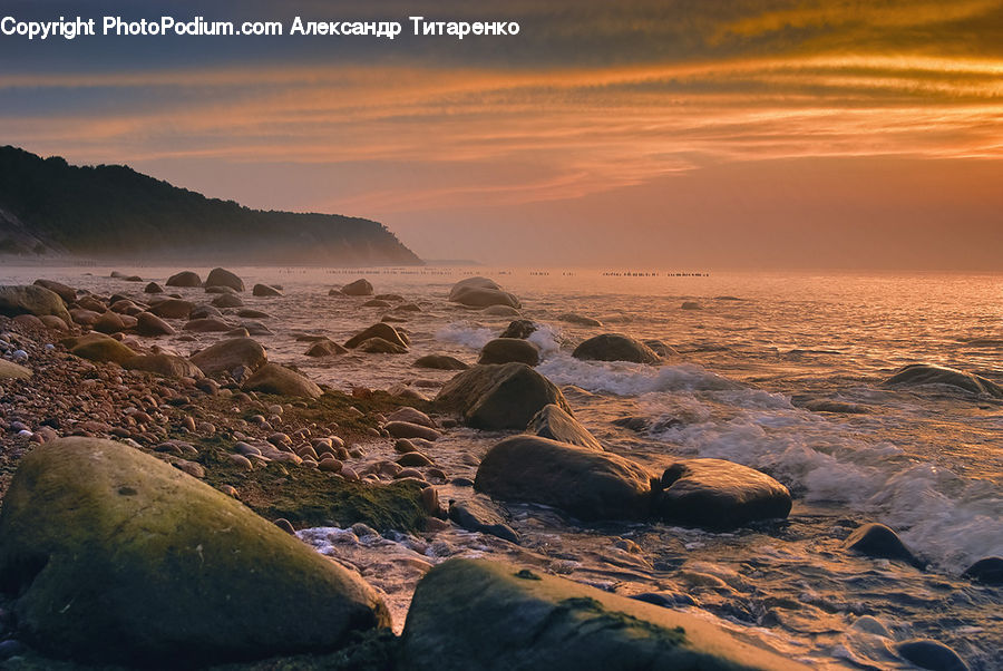 Coast, Outdoors, Sea, Water, Crater, Rock, Beach